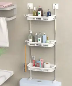 3 Tier Toilet Wall Mounted Organizer
