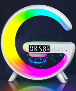 5IN1 Smart wireless Charger Table Lamp Bluetooth Speaker