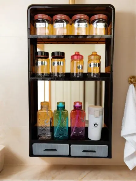 Big Size Multifunctional Storage Rack – Kitchen & Bathroom Organizer thumbnail
