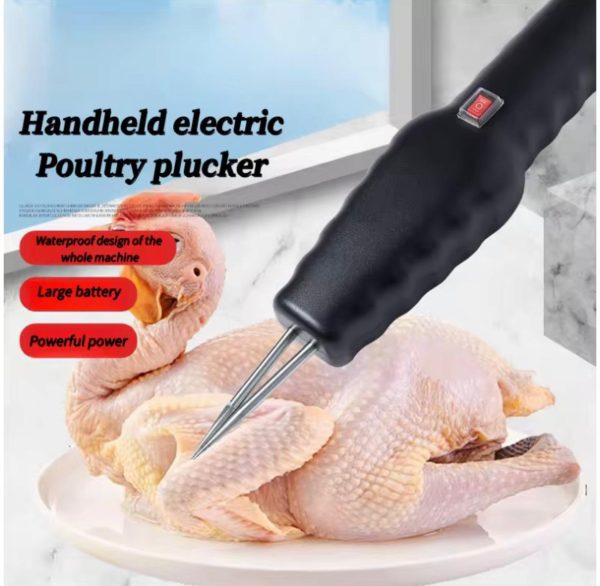 Portable Rechargeable Waterproof Feather Plucker for Chicken Duck Goose Bird