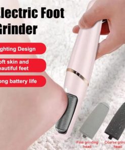Rechargeable Electric Foot Callus Remover – 2-Speed Foot Sander with Coarse & Fine Rollers for Smooth, Soft Feet