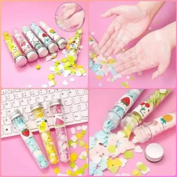 1 Pcs ShopVerse Portable Paper Soap Sheets – Mini Bottle Travel Hand Wash Soap, Scented & Skin-Friendly Disposable Soap for Outdoor, Office & Daily Use