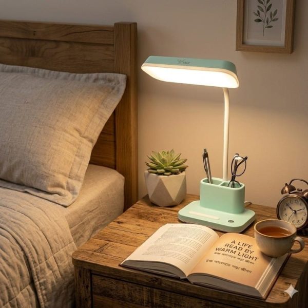 YG-T031C Rechargeable LED Folding Desk Lamp Eye Protection Touch Dimming Working Reading Table Lamp