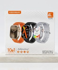 Premium Smart Watch Keqiwear KW70 Ultra 3 , With 10 Stylish Strap