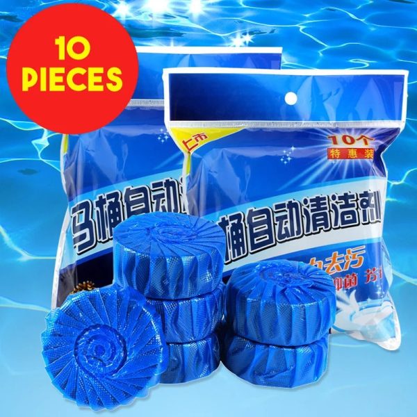 Toilet Sparkle 10-Pack: Unleash the Ultimate Cleaning Power for a Spotless, Germ-Free Bathroom Experience