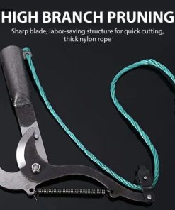 High-Altitude Extension Pruner Tree Trimmer – Adjustable Branch Cutter & Fruit Picking Tool with Cord for Garden Use
