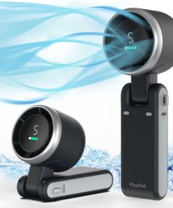 Portable Mini Turbo Fan – 3600mAh USB Rechargeable Handheld & Neck Hanging Foldable Fan for Home, Office, Travel, Outdoor & Personal Use