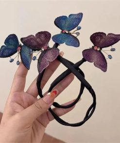 Elegant Lazy Hair Curler Bun Maker – Double Butterfly French Twist Hair Clip, Stylish Bun Styling Tool for Women & Girls (Party & Casual Use)