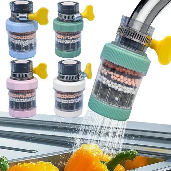 360° Adjustable Faucet Filter Aerator – Water Saving Sink Tap Sprayer with Mesh Core Filter for Kitchen & Bathroom