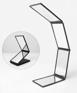 Portable 4-Way 360 Degree Folding Mirror – HD Multi-Angle Makeup, Hair Cutting, Barber, Braiding & Grooming Vanity Mirror for Men & Women