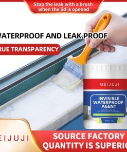300g Transparent Waterproof Sealant Glue – Invisible Water-Based Leak Repair Coating for Roof, Wall, Bathroom, Toilet, Balcony, Concrete, Tiles, Indoor & Outdoor Waterproof Protection