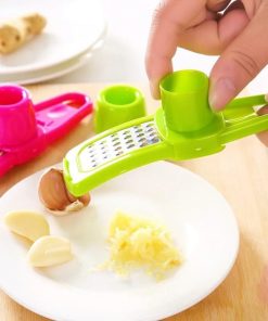 2 Pcs Manual Garlic & Ginger Crusher Press – Easy-Grip Grater & Grinder Kitchen Tool for Quick Cooking (2 Pcs)