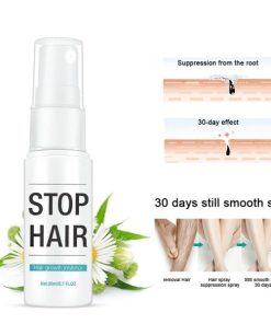 20ml Hair Growth Inhibitor Spray – Painless Hair Reduction & Post-Removal Care for Men & Women, Suitable for Face, Arms, Legs & Underarms