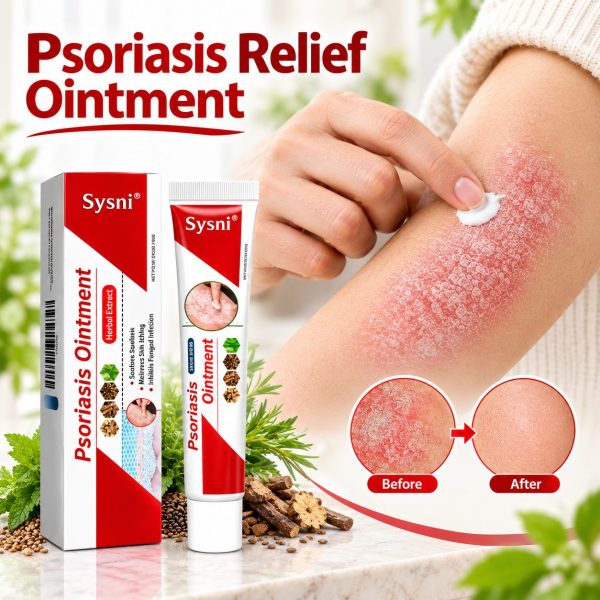 Psoriasis Relief Herbal Moisturizing Ointment (20g) – Natural Botanical Formula for Sensitive Skin, Soothing Dryness, Itching & Flakiness with Deep Hydration